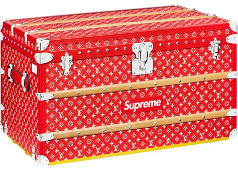 supreme louis vuitton trunk retail|louis vuitton monogram trunk.